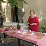 exposition des œuvres de poterie