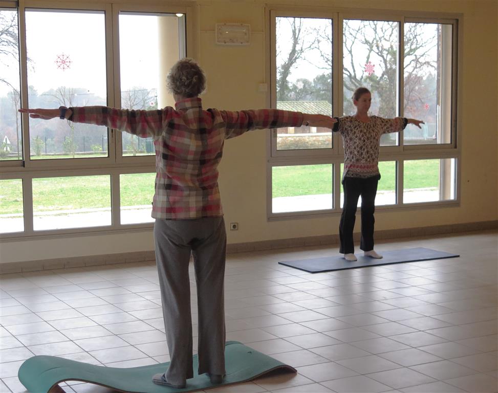 exercice de gym douce
