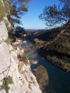 via ferrata de Collias, gorges du Gardon