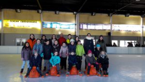 le groupe des patineurs