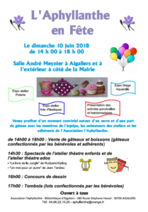 affiche Aphyllanthe en Fête