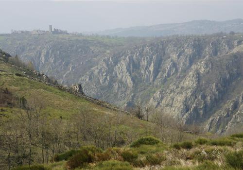 canyon du Chassezac devant la garde Guérin