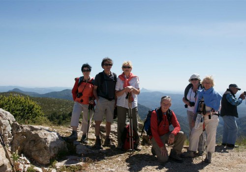 au sommet du Mont Saint Baudille