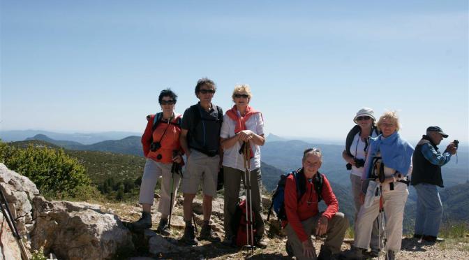 au sommet du Mont Saint Baudille