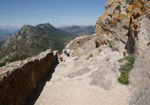 les remparts : Quéribus