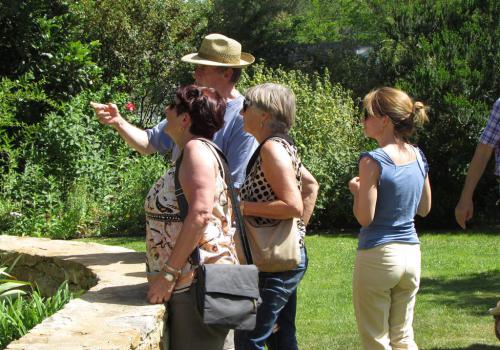 visite du jardin