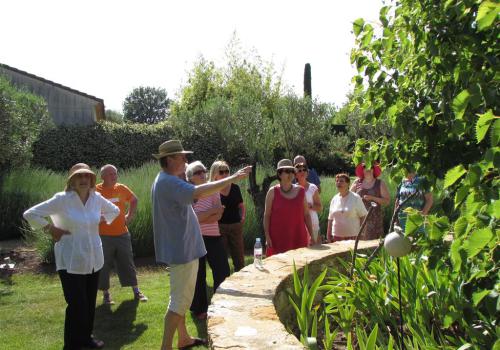 visite commentée du jardin