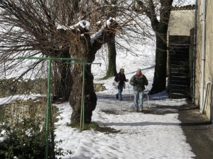 passage au hameau du col de Mercou