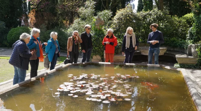 Visite du jardin de l'Abbaye de St-André