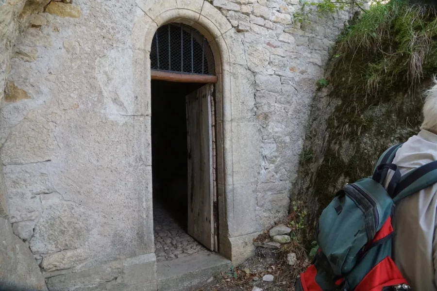 La porte de la chapelle San Chaousou