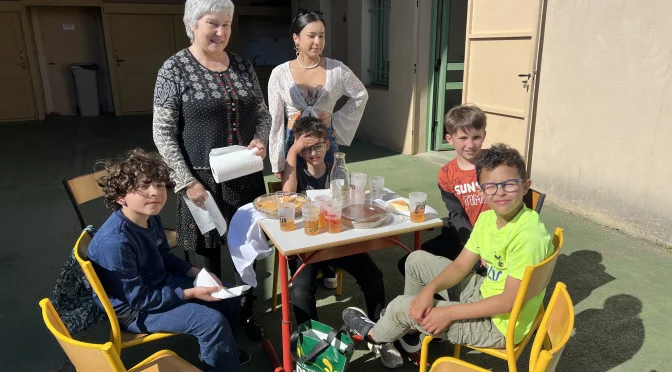 Goûter avant les vacances pour le CLAS